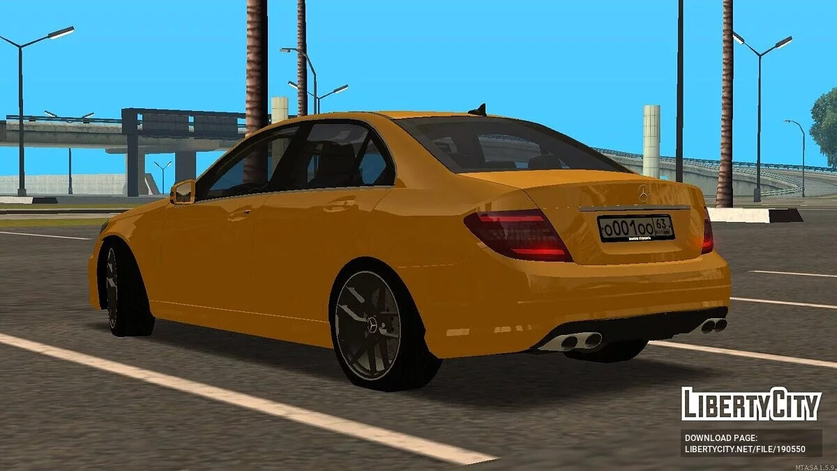 Mercedes-Benz C63 W204 + CCD / جي تي إيه سان أندرياس