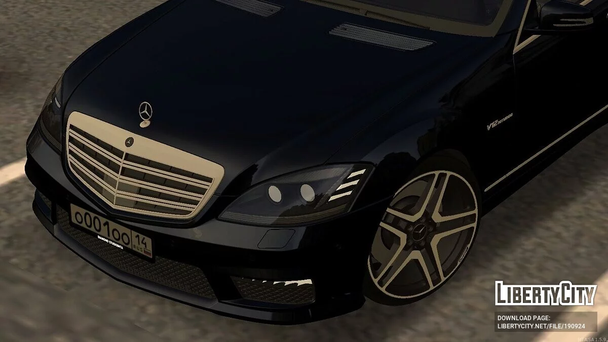 Mercedes-Benz S65 W221 AMG + CCD / GTA San Andreas