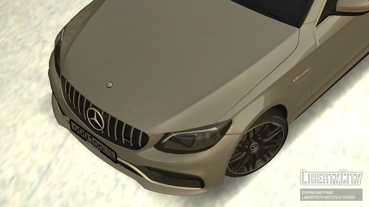 Mercedes-Benz C63 AMG + CCD / GTA San Andreas