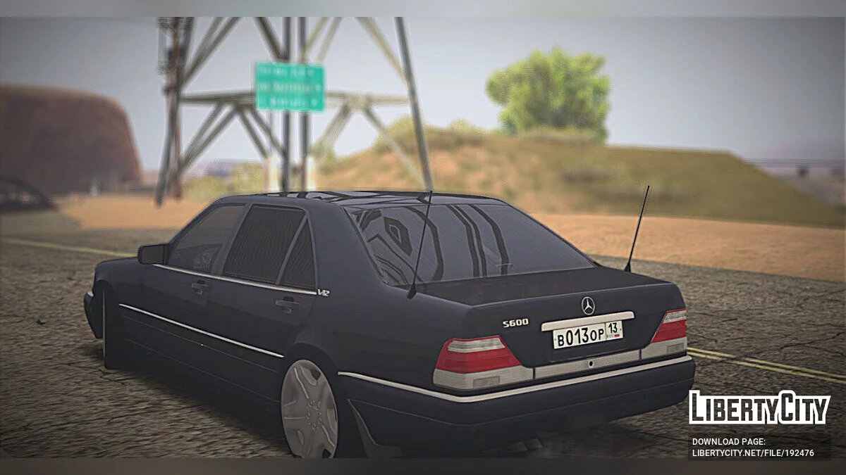 Mercedes-Benz W140 S600 / جي تي إيه سان أندرياس