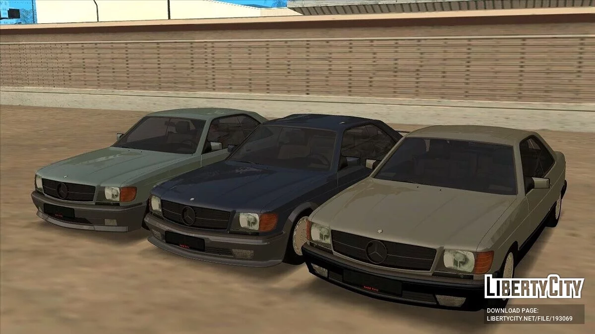 Mercedes-Benz 560sec + CCD / GTA San Andreas