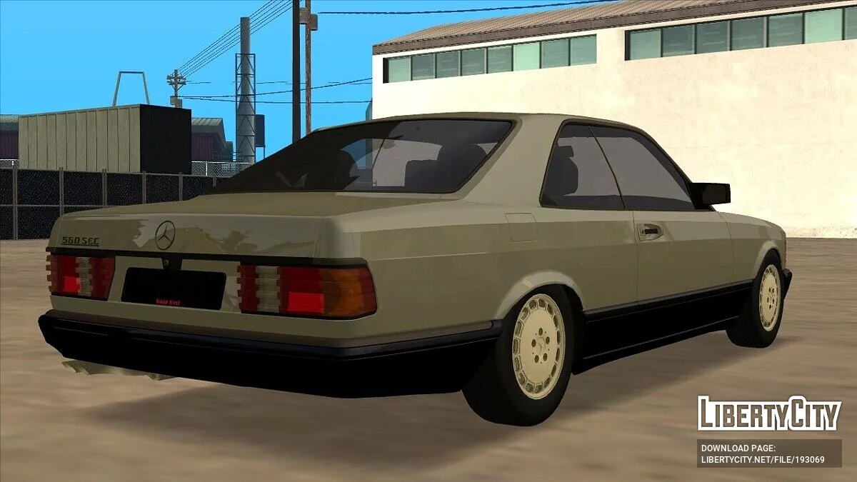 Mercedes-Benz 560sec + CCD / GTA San Andreas