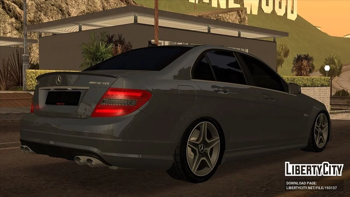 Mercedes-Benz C63 W204 4-door + CCD / GTA San Andreas
