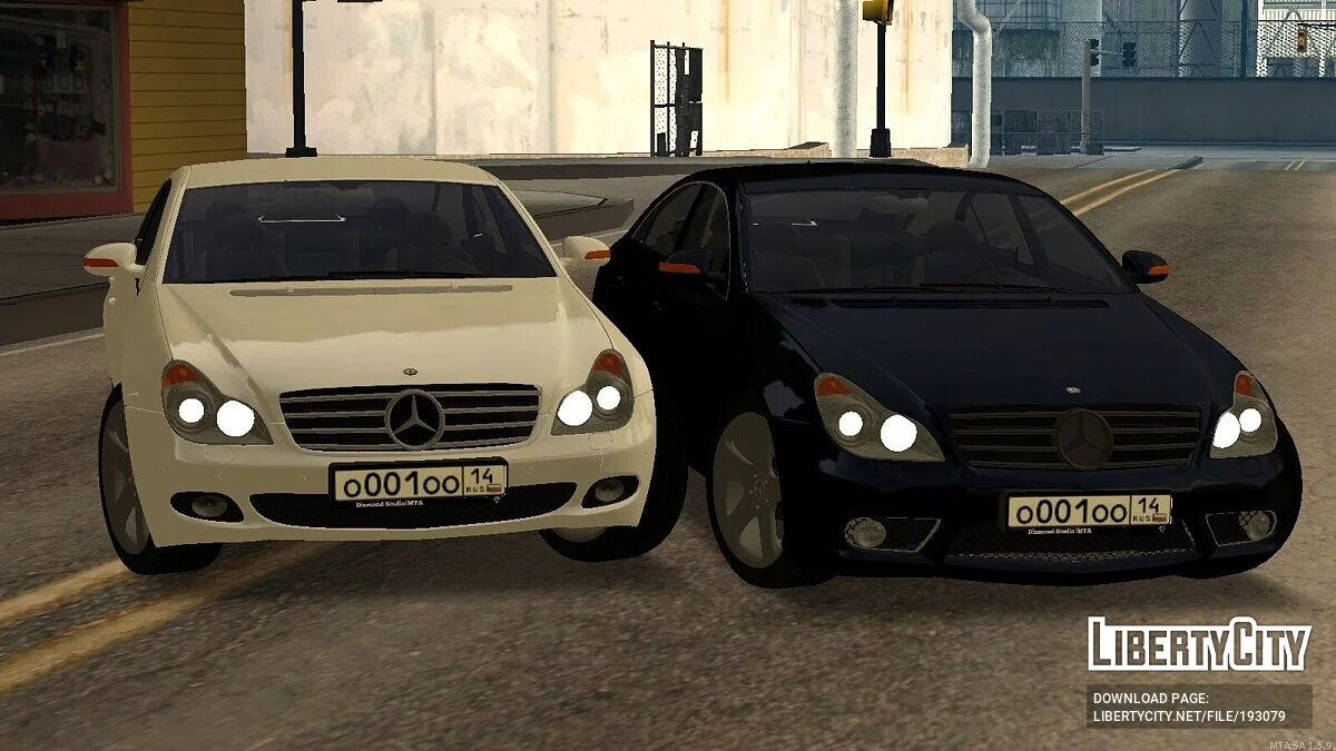 Mercedes-Benz CLS500 + CCD / GTA San Andreas