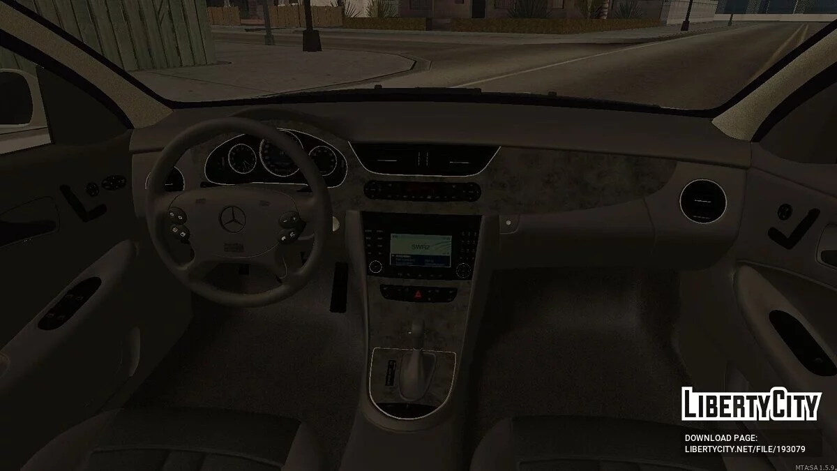 Mercedes-Benz CLS500 + CCD / GTA San Andreas
