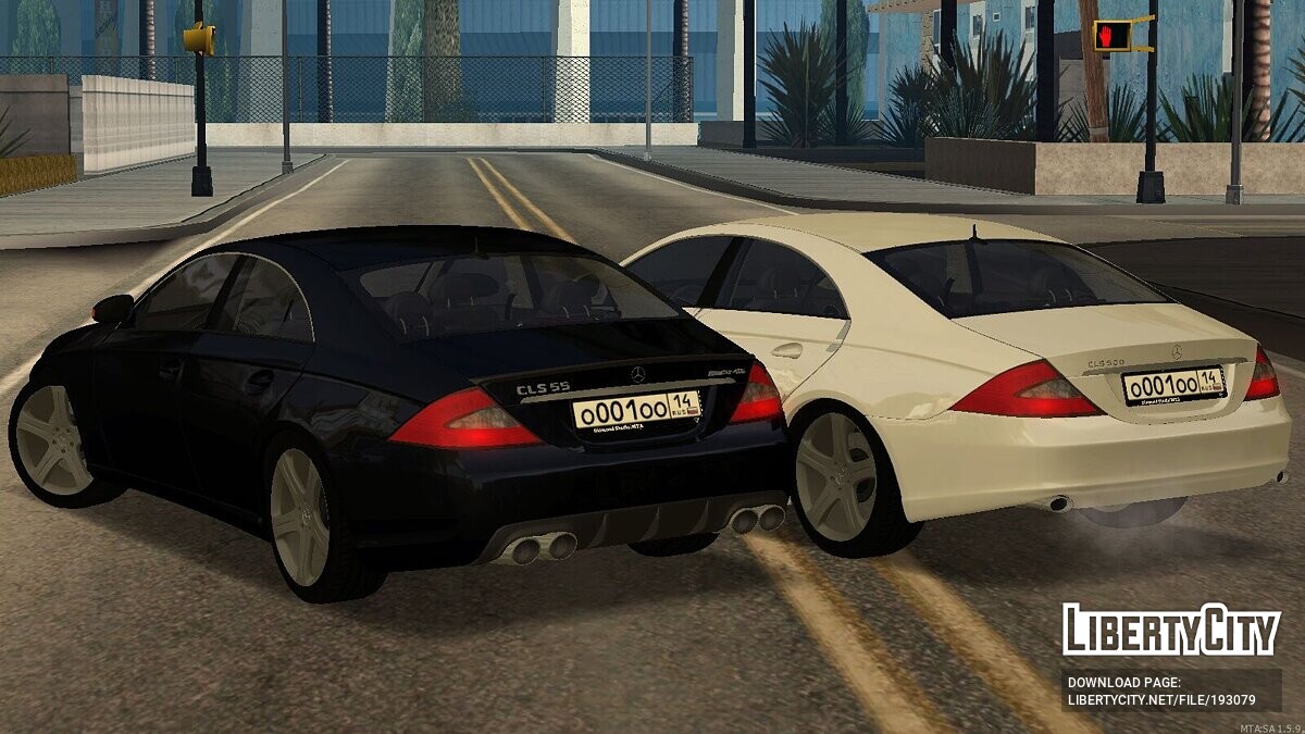 Скачать Mercedes-Benz CLS500 + CCD Для GTA San Andreas