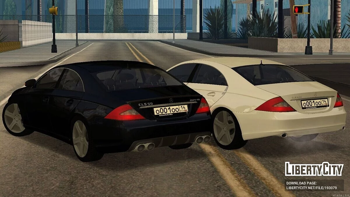 Mercedes-Benz CLS500 + CCD / GTA San Andreas