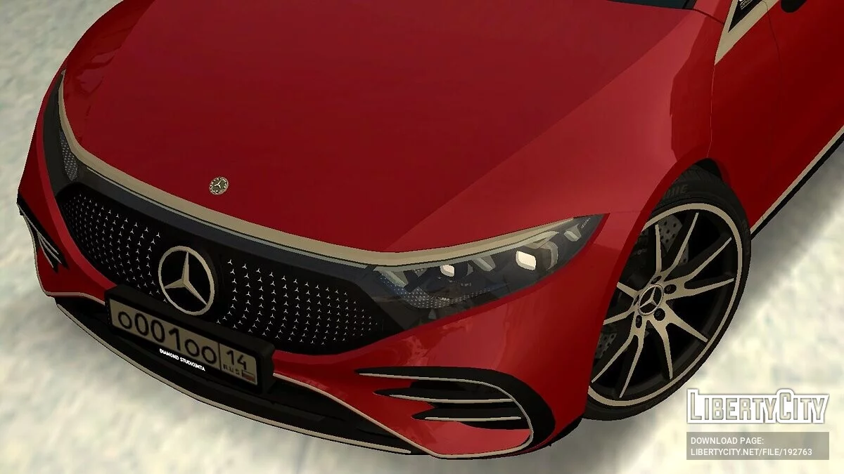 Mercedes-Benz EQS + CCD / GTA San Andreas