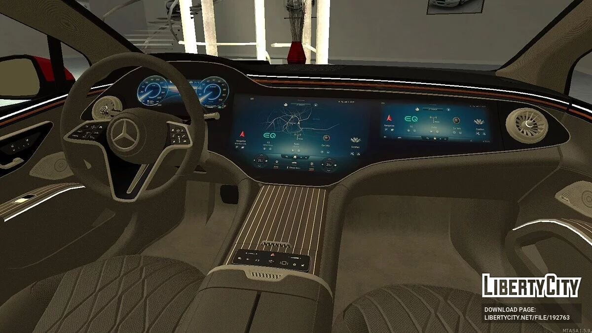 Mercedes-Benz EQS + CCD / GTA San Andreas