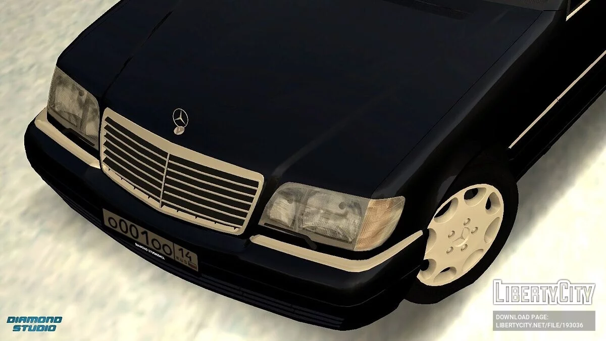 Mercedes-Benz s600 W140 + CCD / GTA San Andreas