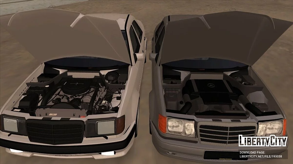 Mercedes-Benz W124 4-door + CCD / GTA San Andreas