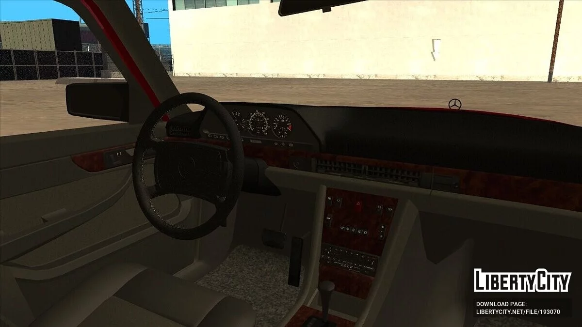 Mercedes-Benz W126 + CCD / GTA San Andreas