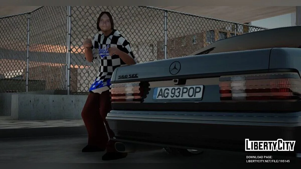 梅赛德斯-奔驰 500 SEC (C126) - 教皇座驾 / GTA San Andreas