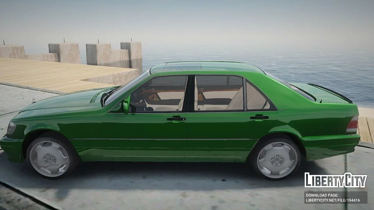 Mercedes-Benz W140 S600 / GTA San Andreas