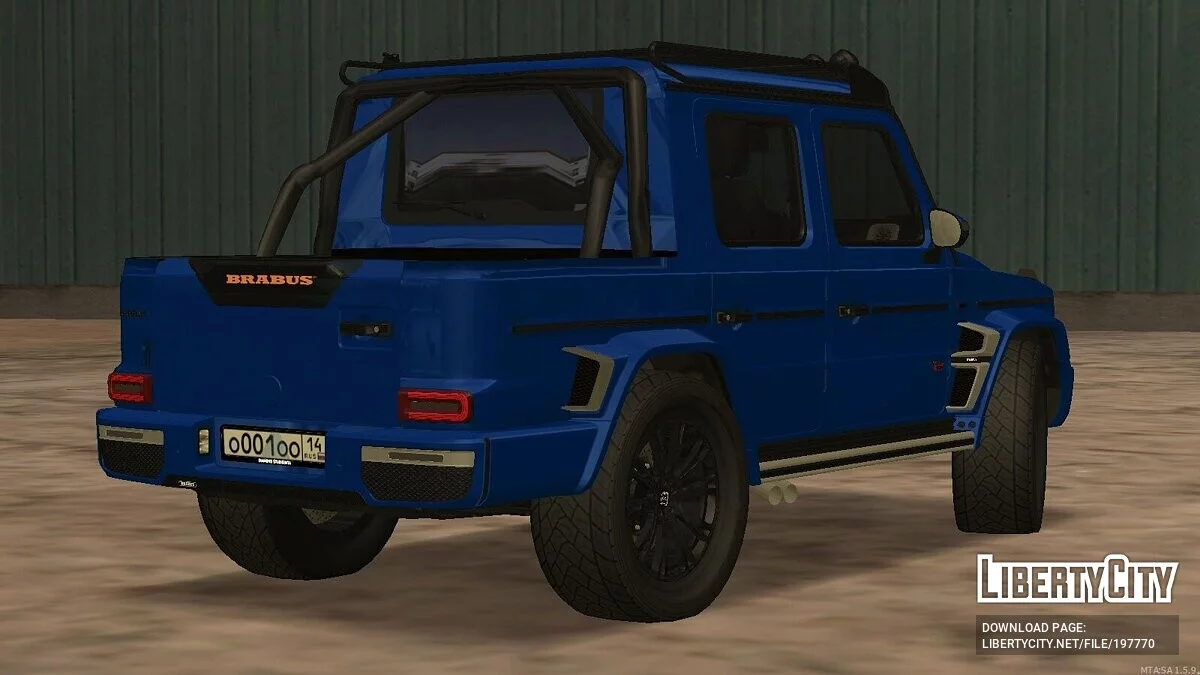 Mercedes-Benz G63 Brabus 800 + CCD / GTA San Andreas