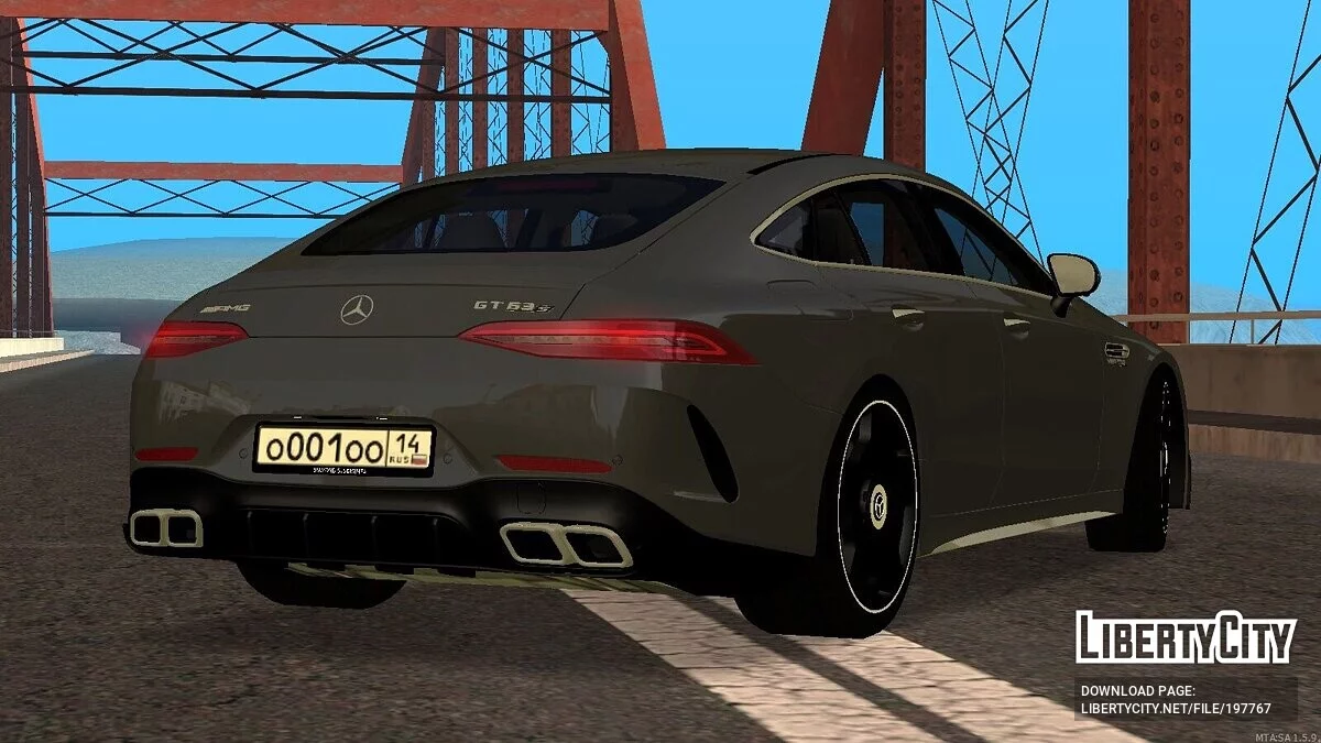 Mercedes-Benz GT63S 4MATIC+ AMG + CCD / GTA San Andreas