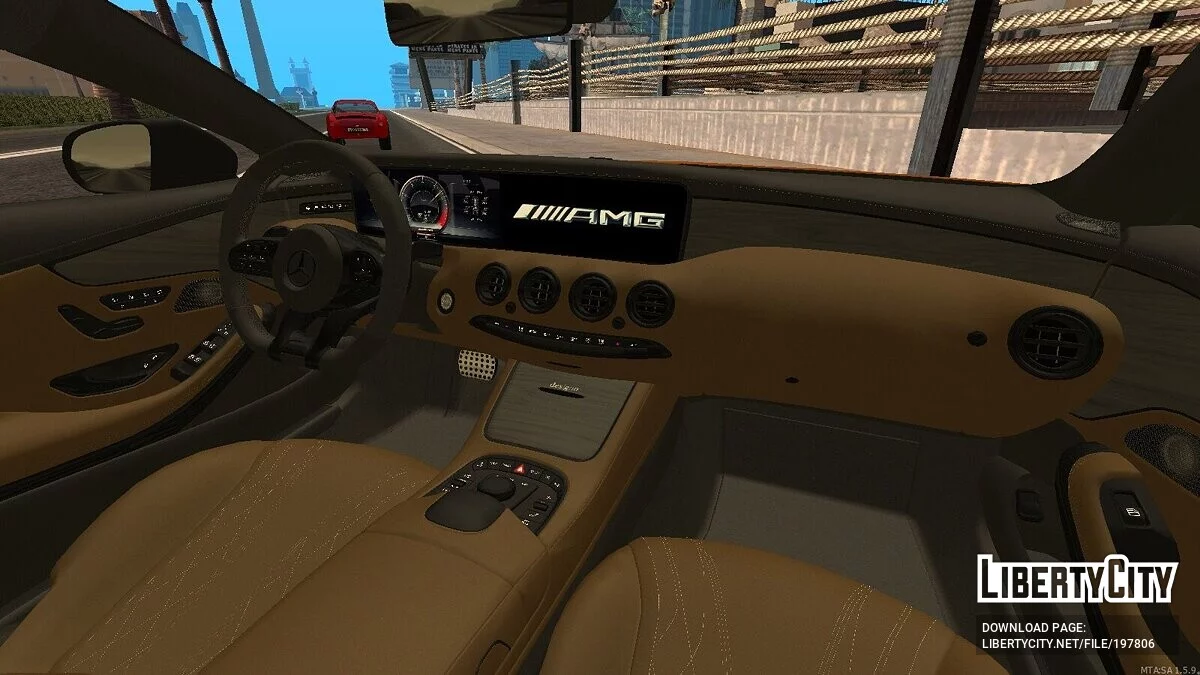 Mercedes-Benz S63 BRABUS 800 + CCD / GTA San Andreas