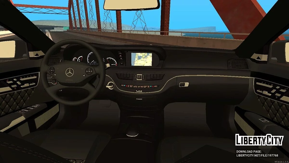 Mercedes-Benz S65 AMG W221 + CCD / GTA San Andreas