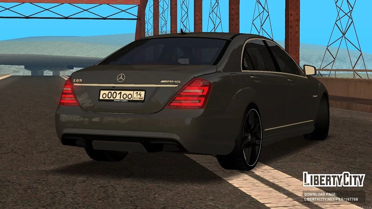 Mercedes-Benz S65 AMG W221 + CCD / GTA San Andreas