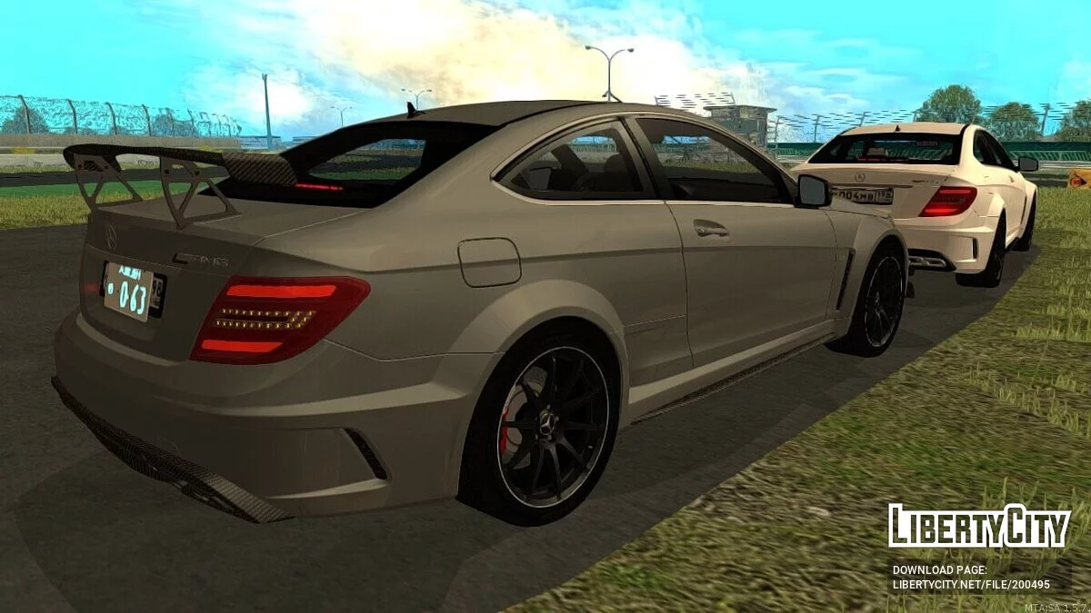 Mercedes-Benz W204 C63 / GTA San Andreas