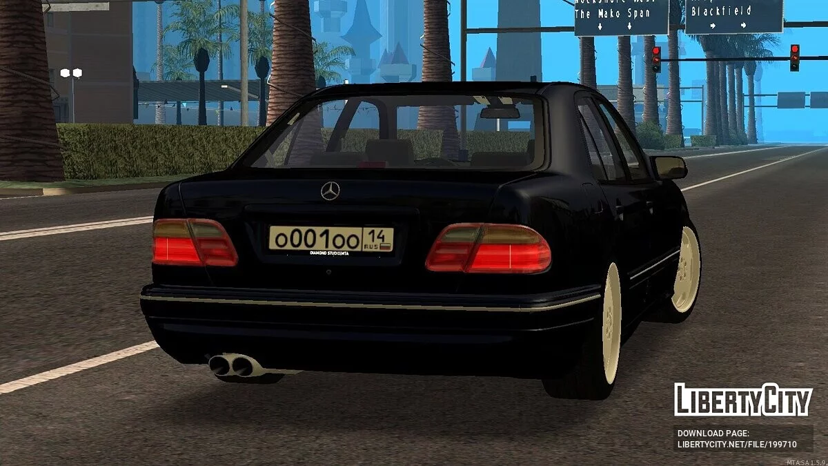 Mercedes-Benz W210 E55 + CCD / GTA San Andreas