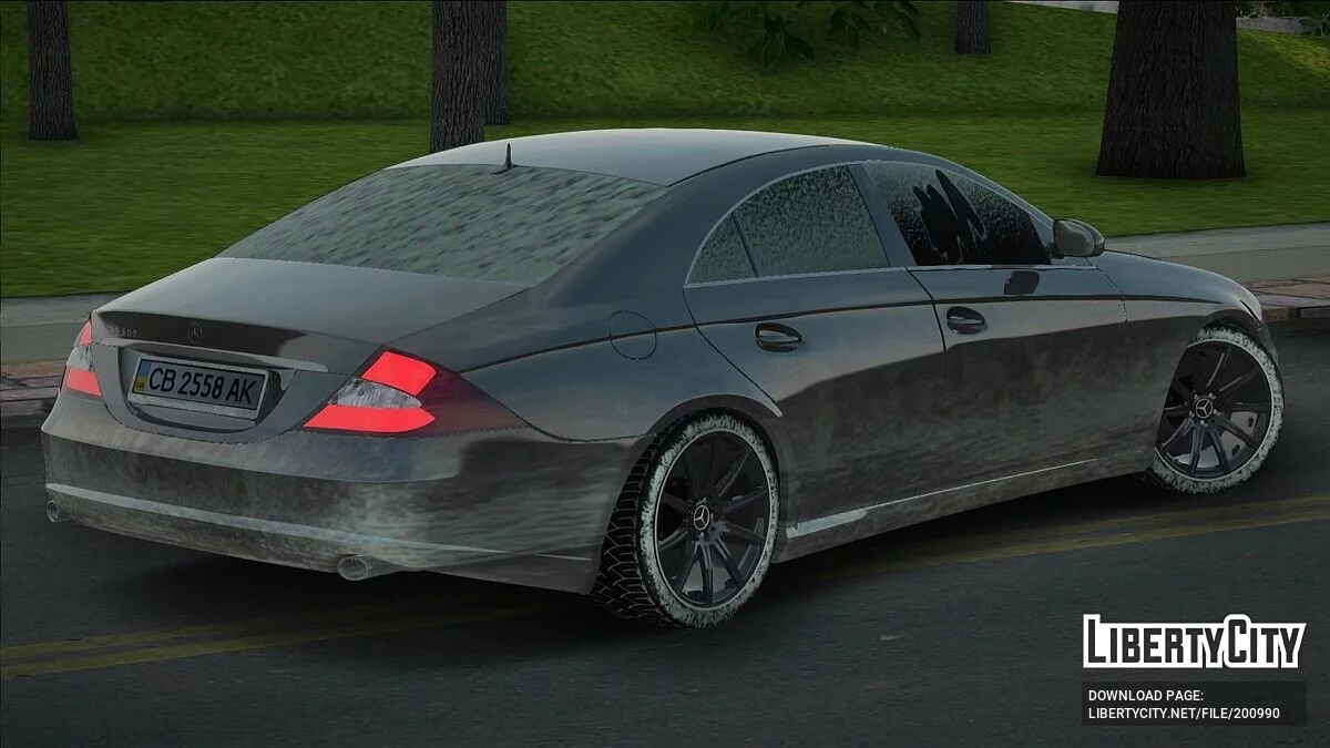 Mercedes-Benz CLS500 в снігу / GTA San Andreas