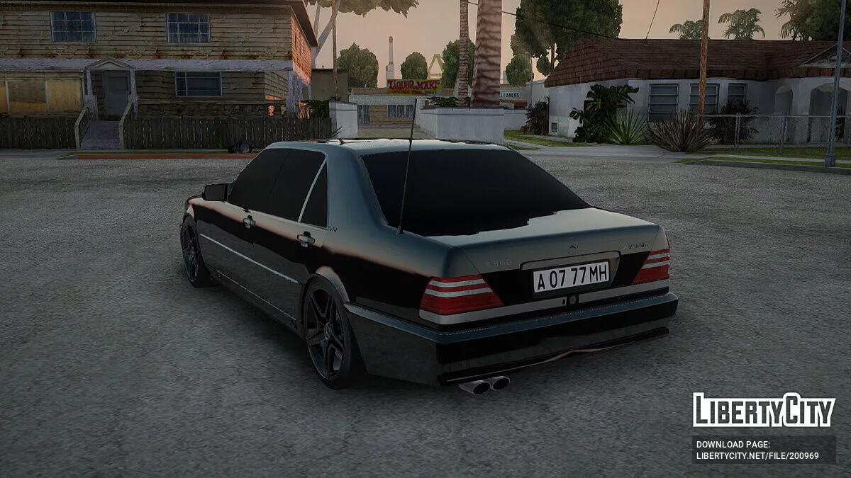 Mercedes-Benz S600 aus «Brigada» / GTA San Andreas