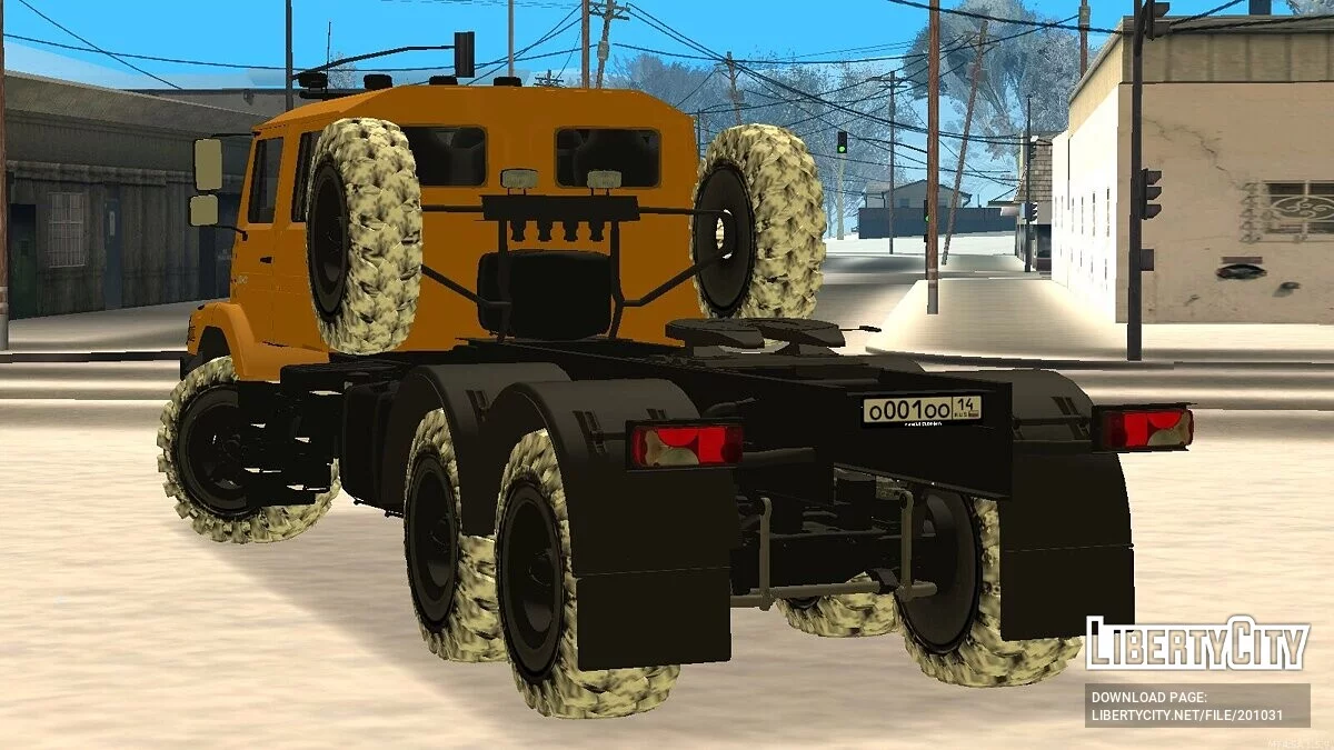 Mercedes-Benz Zetros 6x6 + CCD / GTA San Andreas