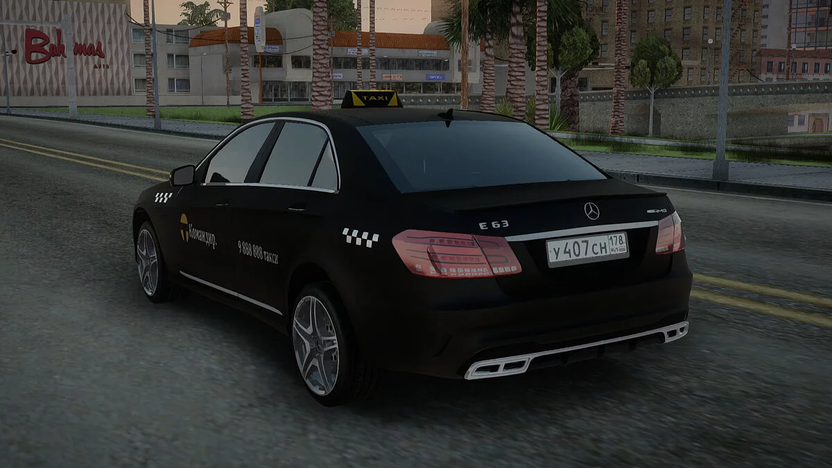 Mercedes-Benz E-Class 63 Taxi / GTA San Andreas