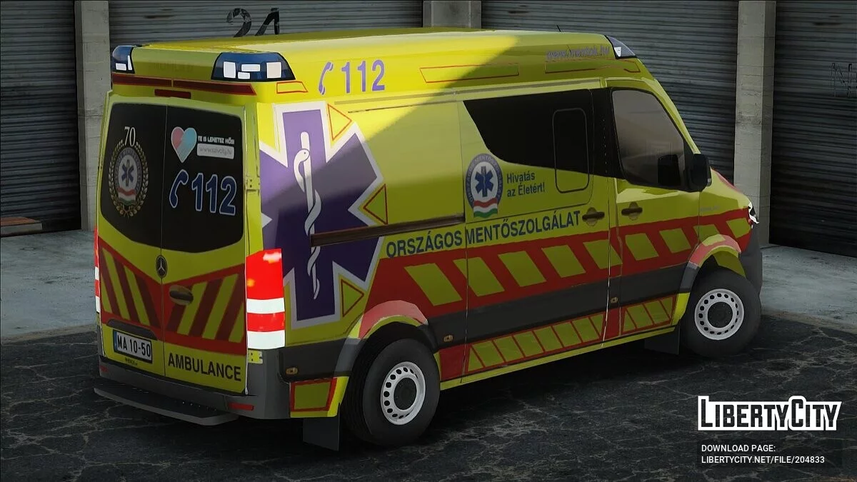 Mercedes-Benz Sprinter 2018 - Ambulância / GTA San Andreas