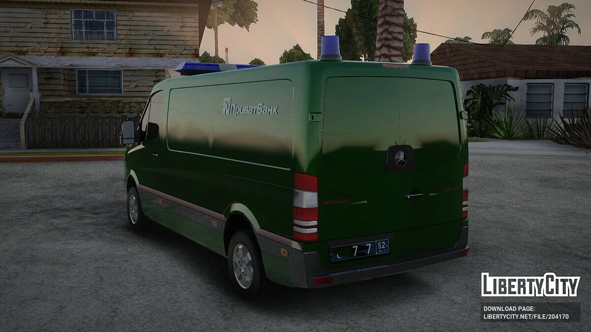 Mercedes-Benz Sprinter PrivatBank / GTA San Andreas