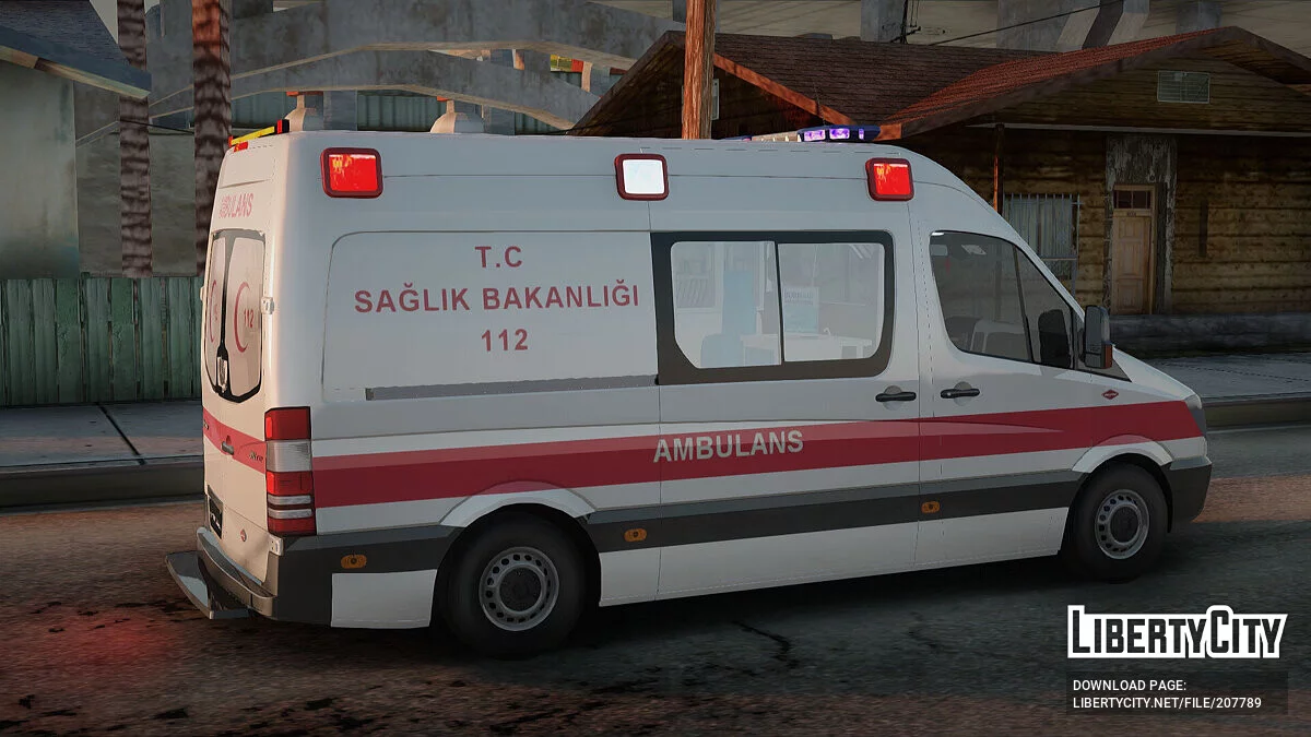 Mercedes-Benz Sprinter Turkish Ambulance / GTA San Andreas