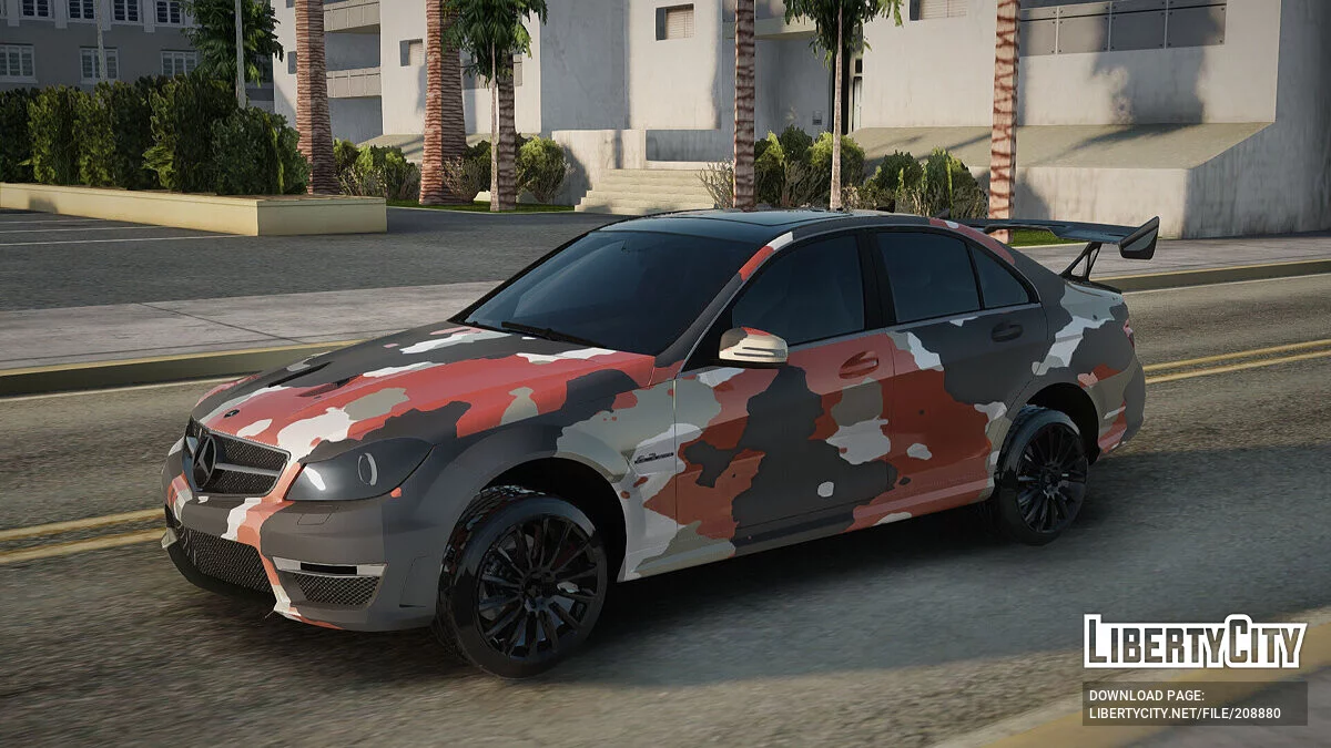 Mercedes-Benz S 63 Kamuflaj / GTA San Andreas
