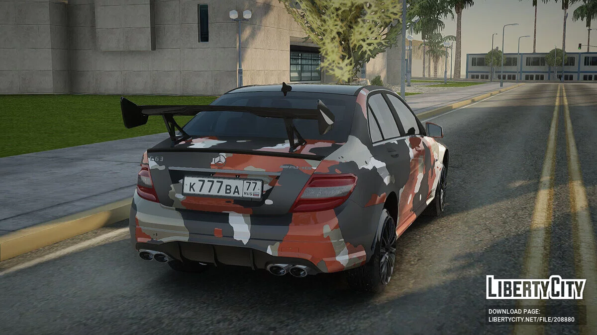 Mercedes-Benz S 63 Kamuflaj / GTA San Andreas