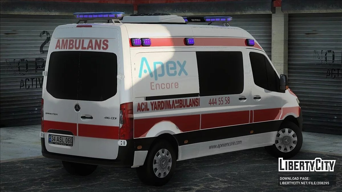 Mercedes-Benz Sprinter Apex Ambulance / GTA San Andreas