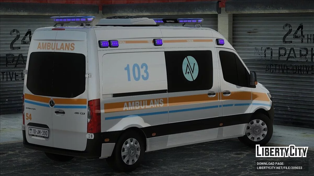 Mercedes-Benz Sprinter Швидка Допомога / GTA San Andreas