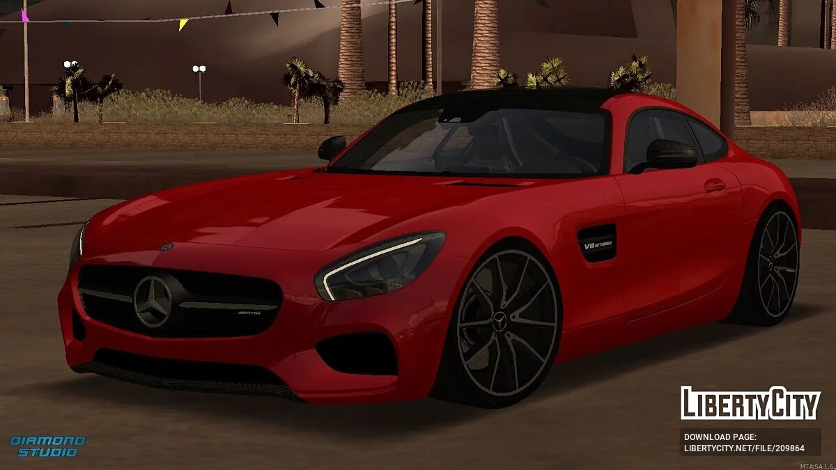 Mercedes-Benz AMG GT + CCD / GTA San Andreas