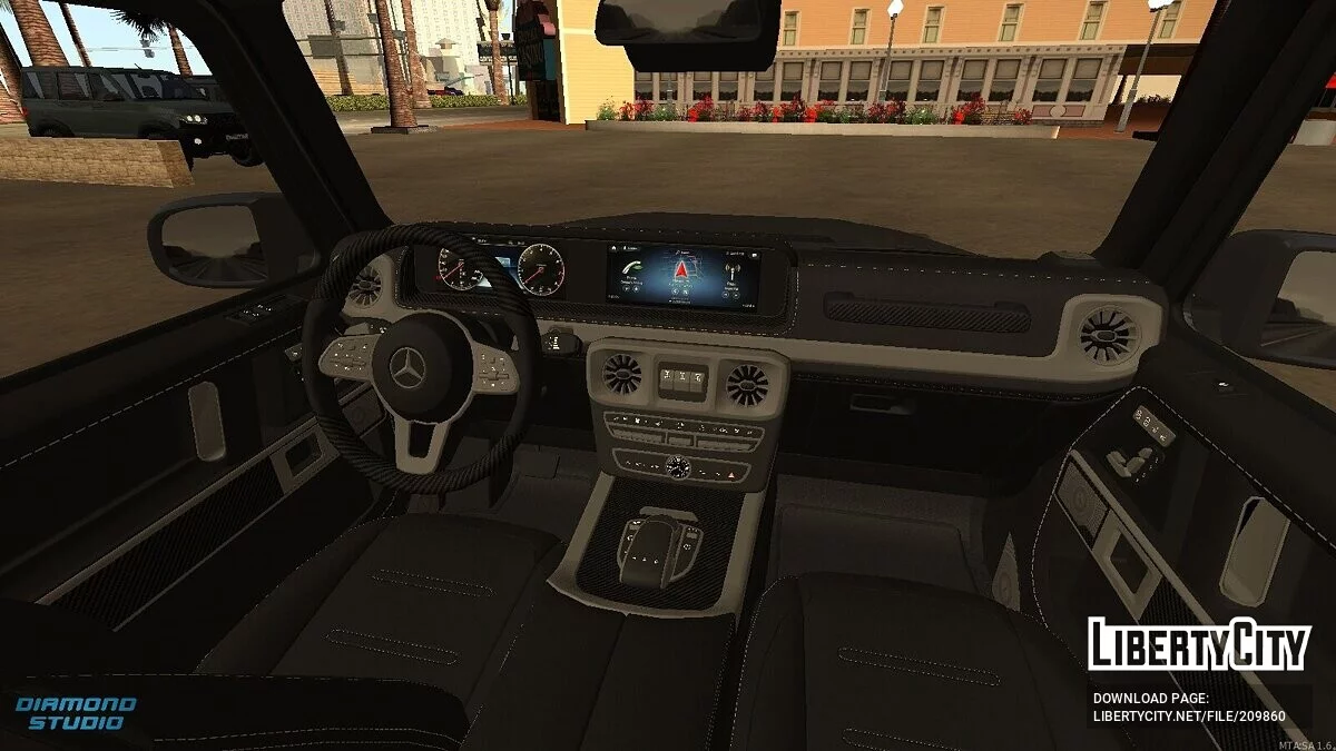 Mercedes-Benz EQG + CCD / GTA San Andreas