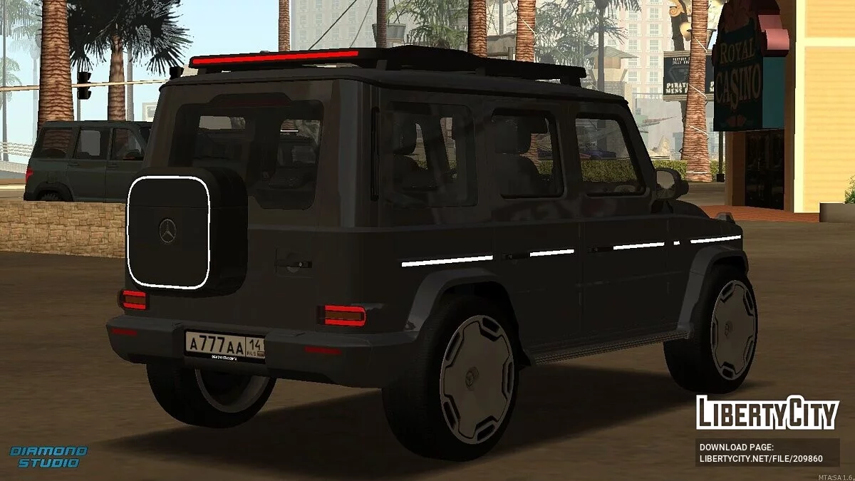 Mercedes-Benz EQG + CCD / GTA San Andreas