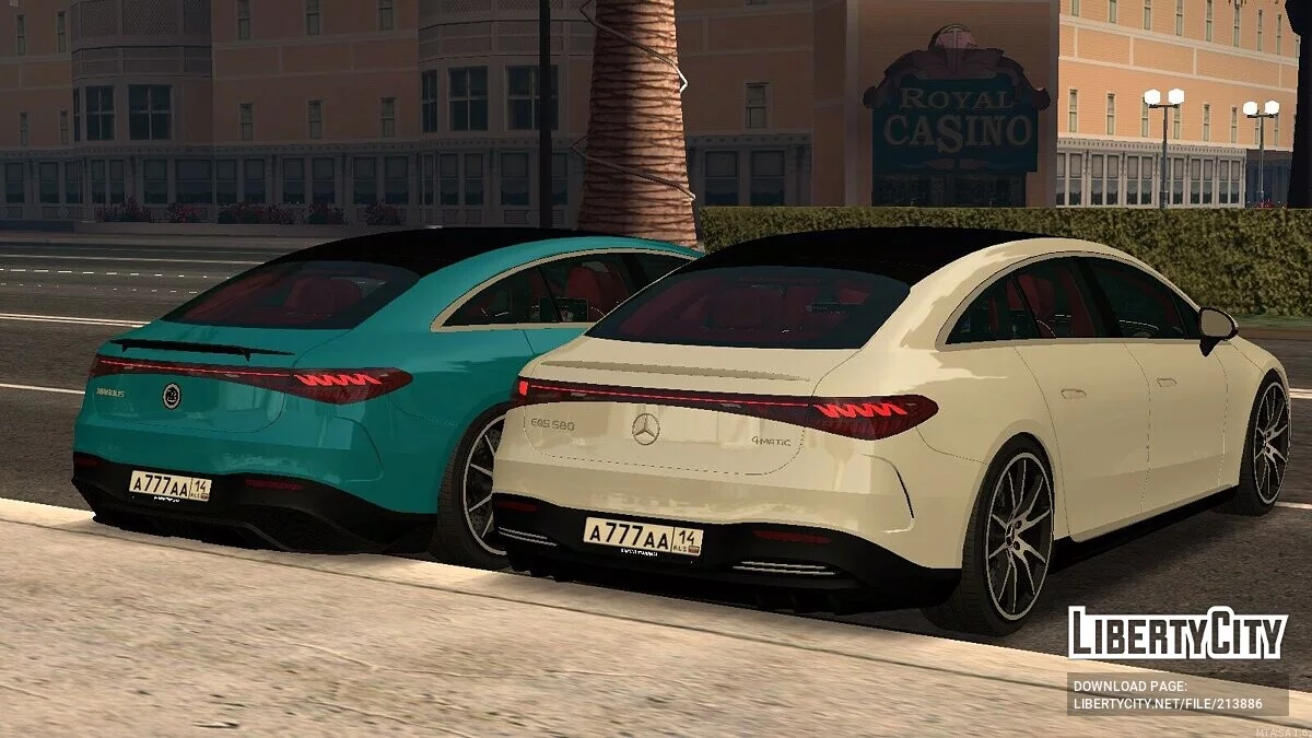 Mercedes-Benz EQS + CCD / GTA San Andreas
