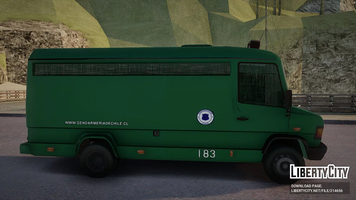 Mercedes-Benz 609D Gendarmeria De Chile / GTA San Andreas