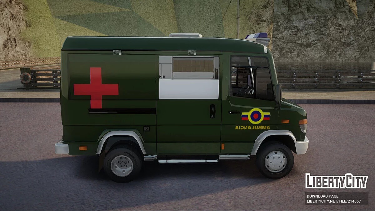 Mercedes-Benz Vario 512D Ambulancia Militar / GTA San Andreas