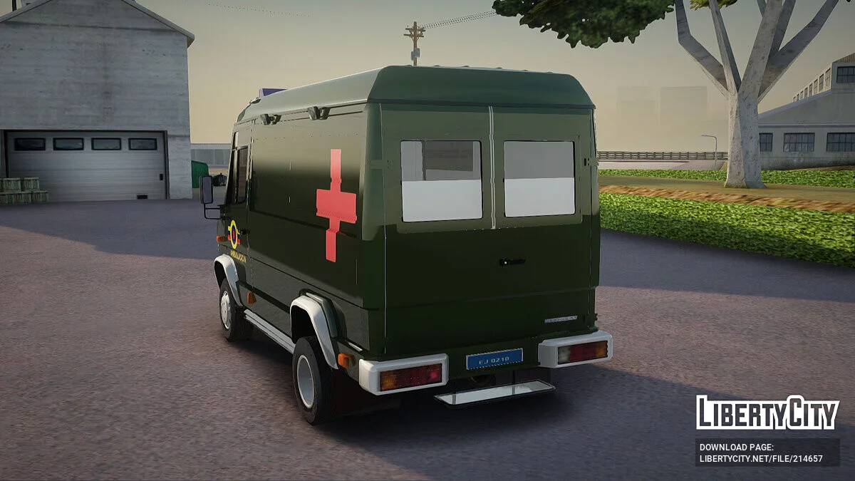 Mercedes-Benz Vario 512D Ambulancia Militar / GTA San Andreas