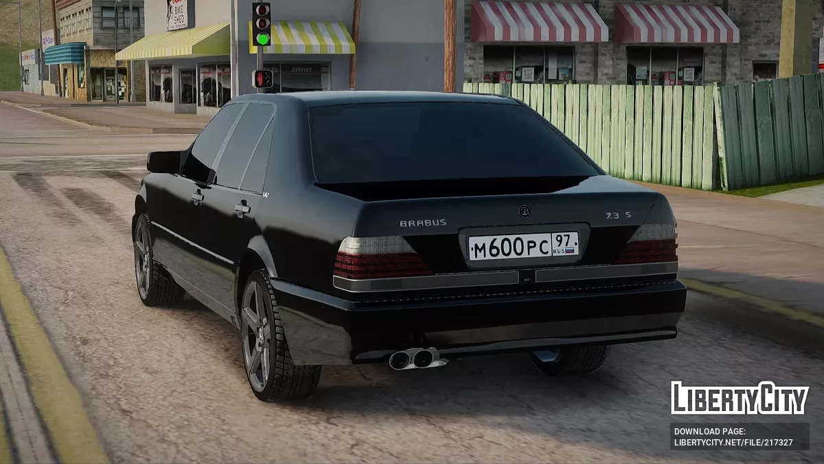 Mercedes-Benz Brabus W140 / GTA San Andreas