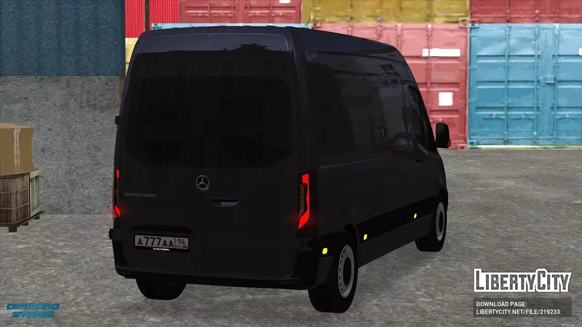 Mercedes-Benz Sprinter + CCD / GTA San Andreas
