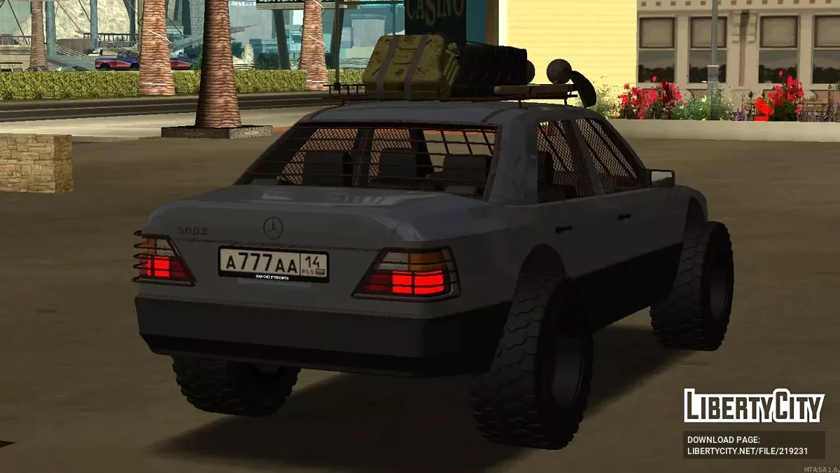 Mercedes-Benz W124 500E + CCD / GTA San Andreas