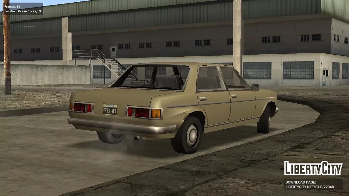 Admiral 300D W123 (Mercedes-Benz) / GTA San Andreas