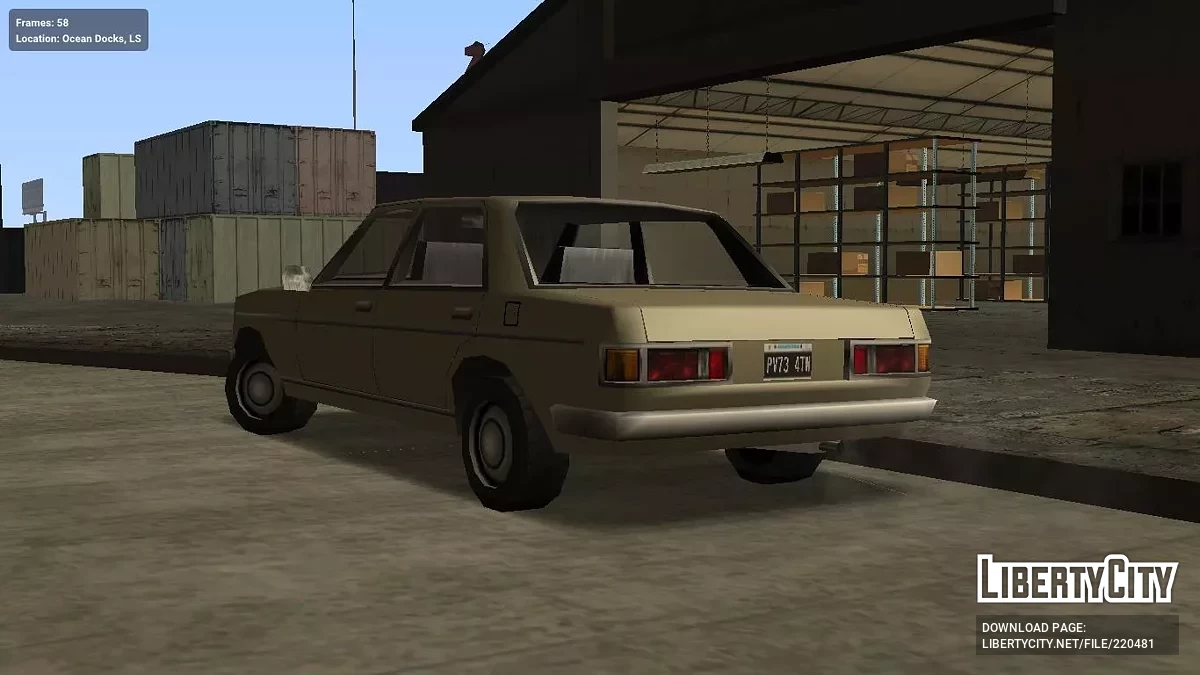 Admiral 300D W123 (Mercedes-Benz) / GTA San Andreas