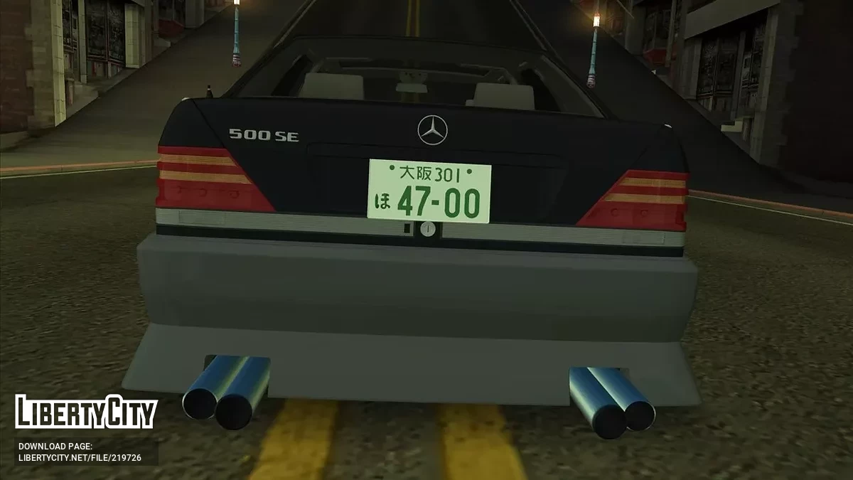 Mercedes-Benz 500 E / GTA San Andreas
