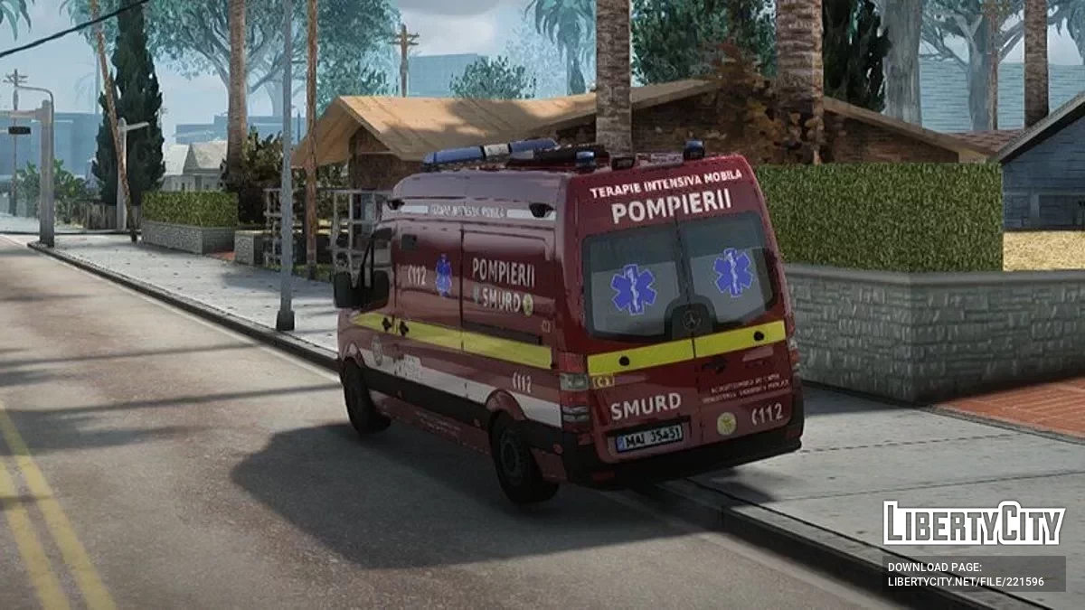 Mercedes-Benz Sprinter W906 Romanian Ambulance / GTA San Andreas